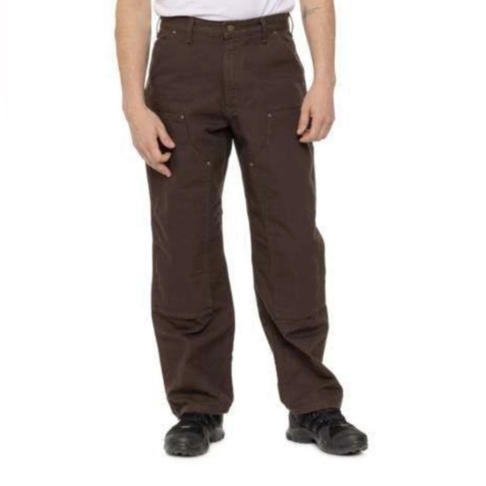 MWT Carthartt Men's B’136 Washed Duck Double Front Work Size 44/32
